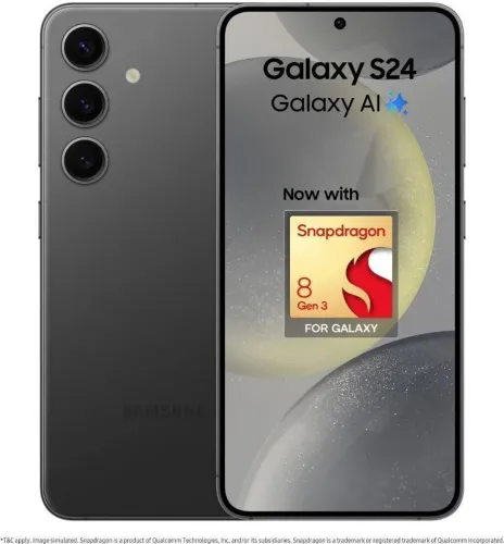 Image of Samsung Galaxy S24 5G (Onyx Black, 128GB, 8GB RAM)