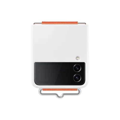 Image of Samsung Galaxy Z Flip4 Silicone Cover with Strap