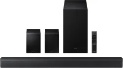 Samsung HW-B67EF/XL, Dolby Digital and DTS Virtual-X, Q-Symphony 490 W Bluetooth Soundbar (Black, 5.1 Channel)