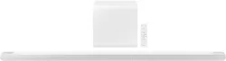 Samsung HW-S801B/XL Ultra Slim Wireless Dolby Digital Plus, Active Voice Amplifier 330 W Bluetooth Soundbar (White, 3.1.