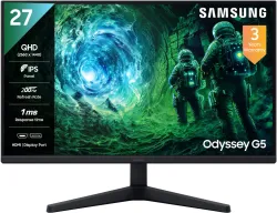 Samsung Odyssey G5 68.4 cm (27 inch) Quad HD LED Backlit IPS Panel with HDR10