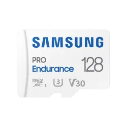 Samsung PRO Endurance 128GB MicroSDXC Memory Card with Adapter for Dash Cam
