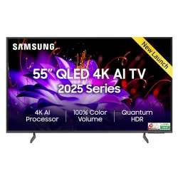 Samsung (QA55QEF1AULXL) 138 cm (55 inches) QLED 4K Smart TV