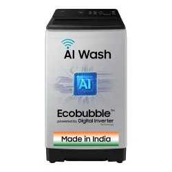 Samsung 8 Kg, 5 Star, AI Wash, AI Energy Mode, Wi-Fi, Ecobubble, AI VRT+, Super Speed, Soft Closing Door, Digital Inverter, Fully-Automatic Top Load Washing Machine (WA80F08S2LTL, Lavender G...