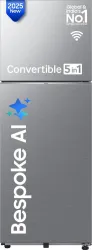 Samsung 350L 3 Star Convertible Fridge – WiFi, Elegant Inox (RT38DG5A4DS8HL)