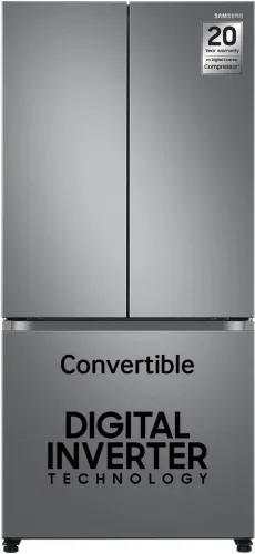 Image of Samsung 550L Side-by-Side Convertible Fridge – Refined Inox