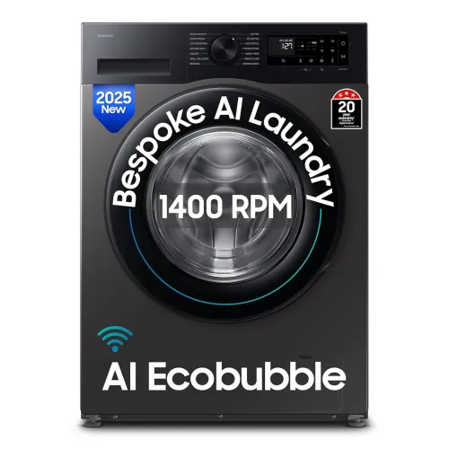 Image of Samsung 9 kg 5 Star Fully Automatic Front Load Washing Machine WW90DG5U24AXT