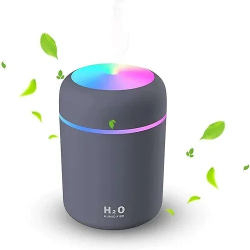 Image of sanbhav Colorful Cool Mist Mini Humidifier – USB Powered for Bedroom, Office & Car Use Portable Room Air Purifier (Multi