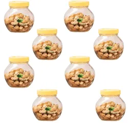 SAND DUNE Set of 8, 200 ml Each Storage Glass 