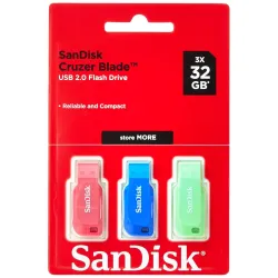 SanDisk Cruzer Blade 32GB USB Flash Drive (3-Pack)