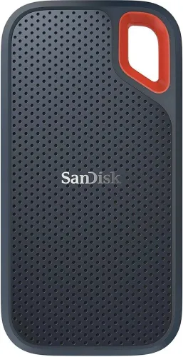 Image of SanDisk E61 1 TB External SSD (1050 Mbs, Black/Red