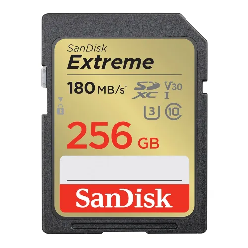 Image of SanDisk Extreme 256GB UHS-I SD Card