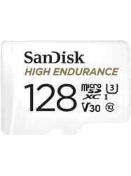 Sandisk MicroSDHC 128 GB Memory Card With Adapter