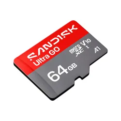 SanDisk SDSQUGN-064G-GN6MN SANDISK Ultra Go microSD 64 GB MicroSDXC Class 10 140 MB/s Memory Card Compatible with Mobile, Computer, Tablet, Camera, Gaming Console