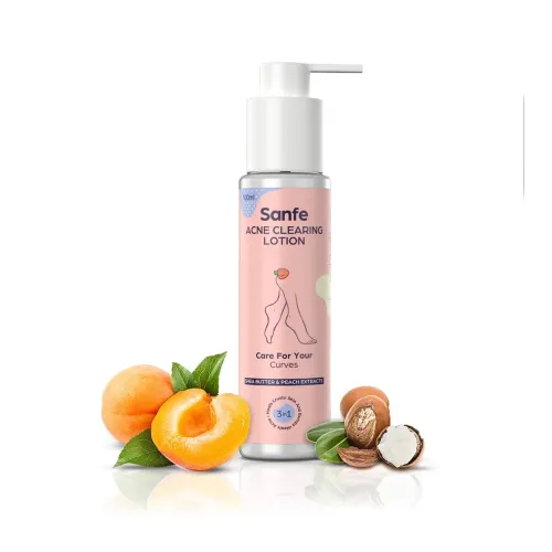 Image of Sanfe Acne Clearing Lotion For Acne, Ingrowns, Dry and Crusty Skin | 10X Powerful, Enriched with Shea Butter | Helps in 