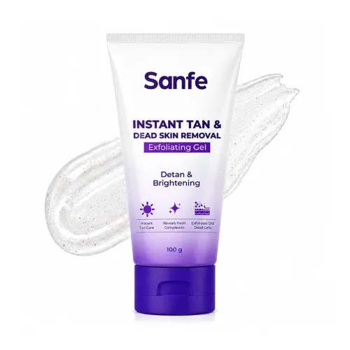 Image of Sanfe Instant Tan & Dead Skin Removal Exfoliating Gel 