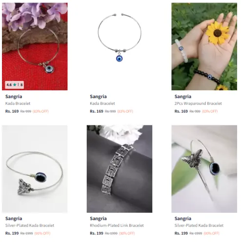 Image of Sangria Women's Bracelet Starting at ₹169
