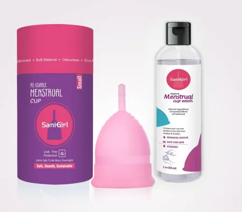 Image of SaniGirl Small Reusable Menstrual Cup  (Pack of 1)