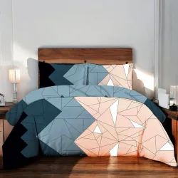 SANJEET Cotton King Flat 260 TC Printed Bedsheet