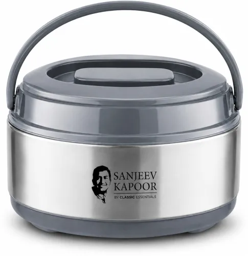 Image of Sanjeev Kapoor by Classic Essentials Stainless Steel Insulated Hot Meal Serving
