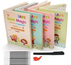 Sank Magic Books for Kids 4 Set with 10 Refillsq