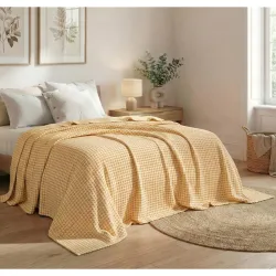 SANMARINO Cotton Waffle Summer Blanket Double Bed