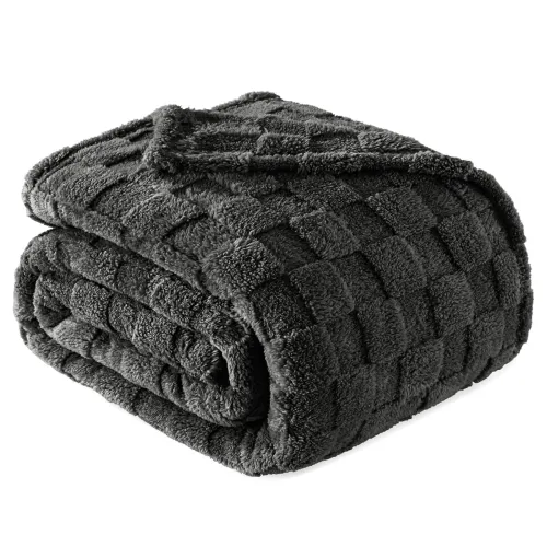 Image of SANMARINO Luxury Coral Flannel Blanket, 350 GSM – Ultra-Soft Plush