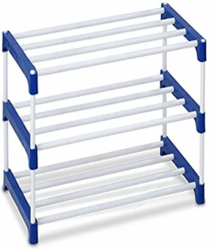 Image of Sansim 3 layer PVC PIPE Plastic Shoe Stand 