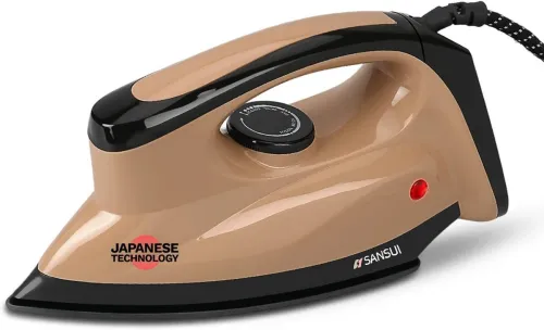 Image of Sansui Bigsole 1000 W Dry Iron (Black, Brown)