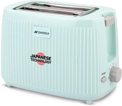 Image of Sansui Prima Pop-Up Toaster 600W – 2 Slice, Green