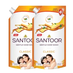 Santoor Handwash Classic 650ml (Pack of 2)
