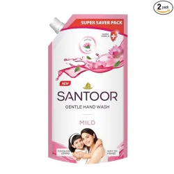 Santoor Mild & Gentle Lotus & Tulsi Hand Wash (650ml)