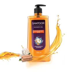 Santoor Moisturizing Shower Gel 750ml 