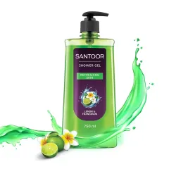 Santoor Refreshing Shower Gel 750ml 