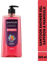 Santoor Shower Gel Saffron and Marigold� Body Wash (500 ml)