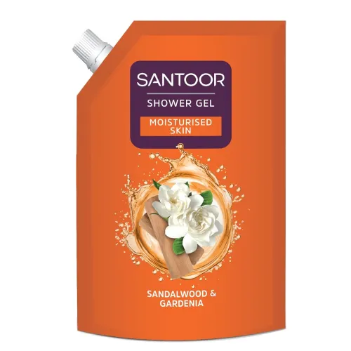 Image of SANTOOR SHOWER GEL SANDALWOOD & GARDENIA 400ml