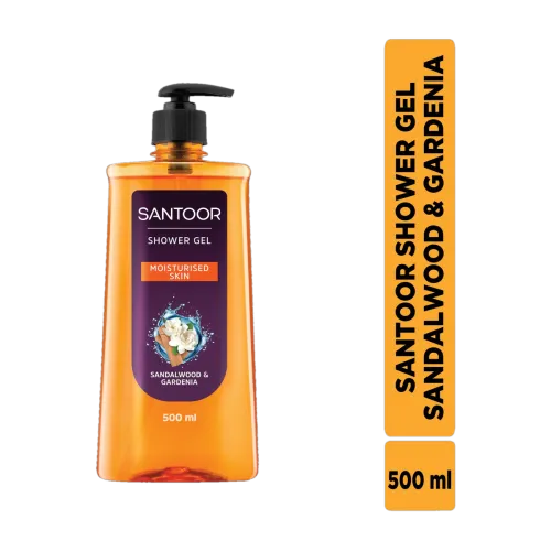 Image of SANTOOR Shower Gel Sandalwood Body Wash (500 ml)