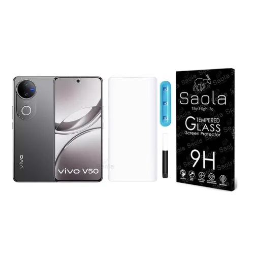 Image of Saola 1-Pack UV Curved Tempered Glass for Vivo V50