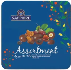 Sapphire Almonds, Hazelnuts Chocolate Coated Nuts