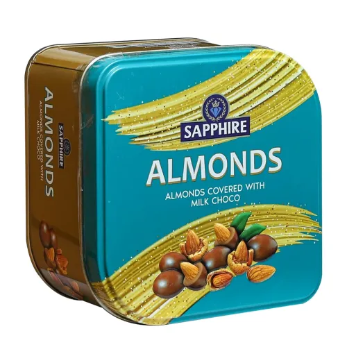 Image of Sapphire Chocolate Caoted Nuts - Almond (90 g) 