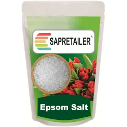SAPRETAILER Epsom Salt 1kg, Water Soluble Magnesium Sulfate Fertilizer for Plants