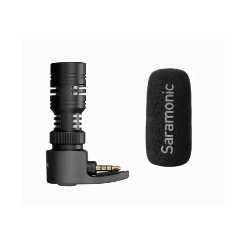 Image of Saramonic SmartMic+ Directional Mic with TRRS Connector & Headphon
