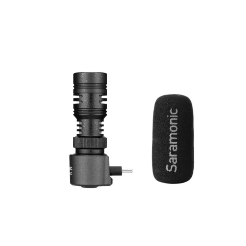 Image of Saramonic SmartMic+UC Shotgun Microphone with USB-C & Headphone Out (iPhone 15, Android, iPad)