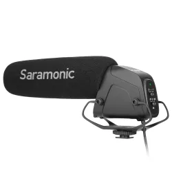 Saramonic SR-VM4 Shotgun Mic (Supercardioid, 3-Level Control, AA-Powered)