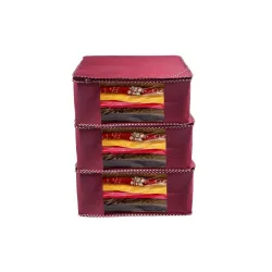 Saree Covers with Zip 9inch Pack of 3