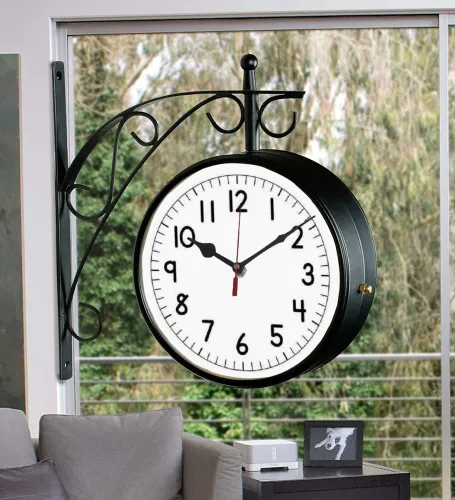 Image of Saree House Analog 30 cm X 25 cm Wall Clock