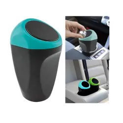 SARTE Car Mini Dustbin With Lid Perfect For Car Trash Bin And Dustbin Holder For Car (Pack of 1)