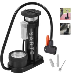 Sarte Portable Foot Air Pump with Pressure Gauge