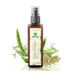 Sarva By Anadi Aloe Fennel Face Mist for Glowing Skin | 100% Pure & Natural Skin Care | Nourishing, Refreshing & Hydrating | Aloe vera, Fennel, Niacinamide | Alcohol & Parabens Free | 100 ML