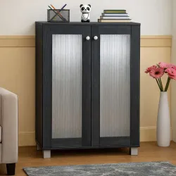 Sasimo 4-Shelf Engineered Wood Shoe Rack Cabinet